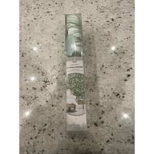 Wall Pops Peel & Stick NuWallpaper Maui Jungle Green Leaves Garden wallpaper